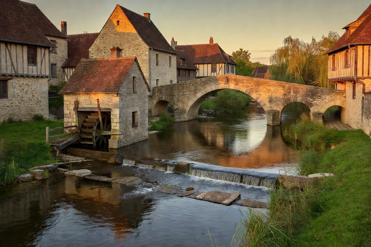 Moulins, ponts et barrages de la Loue : un parcours du patrimoine hydraulique autour de Quingey